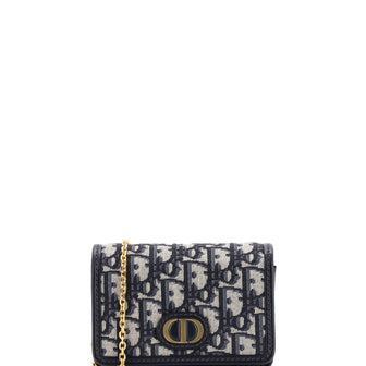 Christian Dior 30 Montaigne Nano Convertible Belt Pouch Oblique Canvas