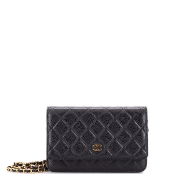 Chanel Wallet on Chain Quilted Caviar