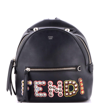Fendi By The Way Backpack Logo Studded Leather Mini