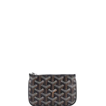 Goyard Senat Zip Key Pouch Coated Canvas Nano