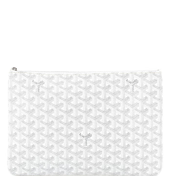 Goyard Senat Zip Pouch Coated Canvas MM
