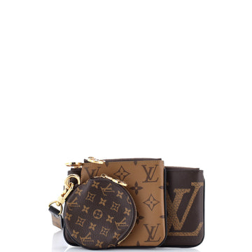 Louis Vuitton Trio Pouch Set Reverse Monogram Giant