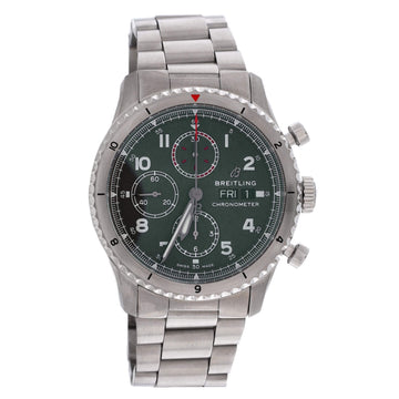 Breitling Aviator 8 Curtiss Warhawk Automatic Watch Stainless Steel 43