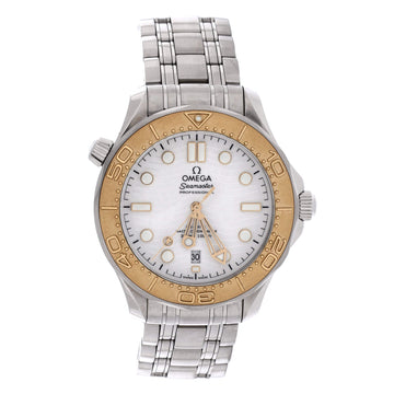 Omega Seamaster Diver Paris 2024 300M Co-Axial Master Chronometer Automatic Watch Stainless Steel and Yellow Gold 42