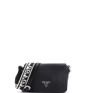Prada Flou Flap Shoulder bag Vitello Daino Small