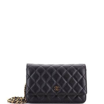 Chanel Wallet on Chain Quilted Caviar