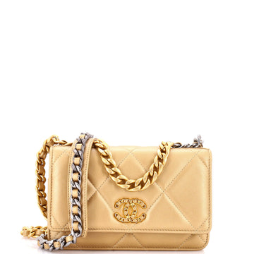 Chanel 19 Wallet on Chain Quilted Lambskin