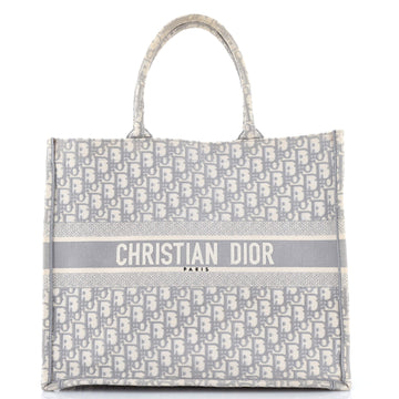 Christian Dior Book Tote Oblique Canvas Large