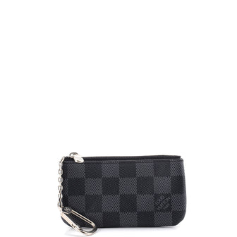 Louis Vuitton Key Pouch Damier Graphite