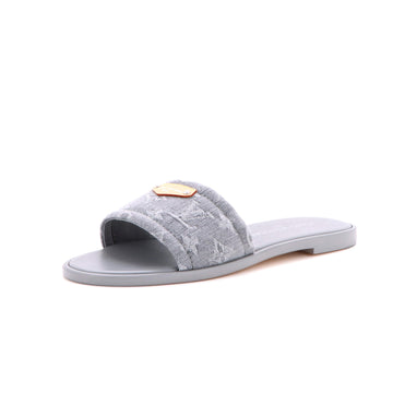 Louis Vuitton Women's Lily Flat Mules Monogram Denim