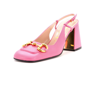 Gucci Women's Horsebit Slingback Pumps Leather