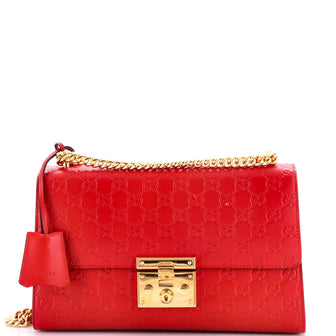 Gucci Padlock Shoulder Bag Guccissima Leather Medium