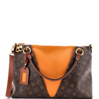 Louis Vuitton V Tote Monogram Canvas and Leather MM
