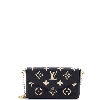 Louis Vuitton Felicie Pochette Bicolor Monogram Empreinte Giant