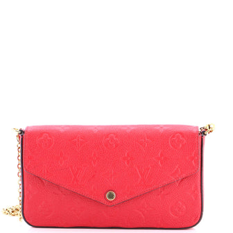 Louis Vuitton Felicie Pochette Monogram Empreinte Leather