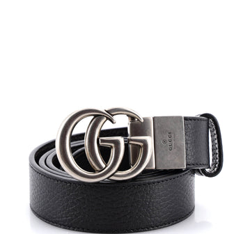 Gucci GG Marmont Reversible Belt Leather Wide