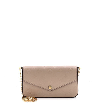 Louis Vuitton Felicie Pochette Monogram Empreinte Leather