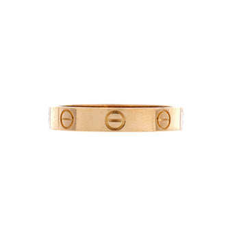 Cartier Love Wedding Band Ring 18K Yellow Gold