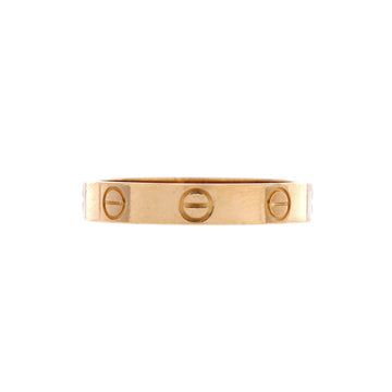 Cartier Love Wedding Band Ring 18K Yellow Gold