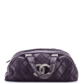 CC Bowler Bag Quilted Leather Large