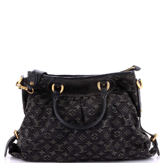 Louis Vuitton Neo Cabby Handbag Denim GM
