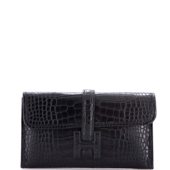 Hermes Jige Duo Clutch Alligator