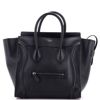 Celine Luggage Bag Grainy Leather Mini
