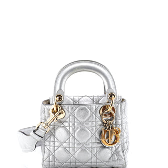 Christian Dior Lady Dior Bag Cannage Quilt Lambskin Mini