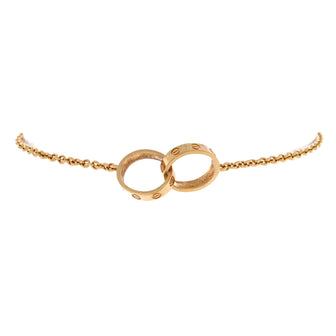 Cartier Love Interlocking Bracelet 18K Yellow Gold