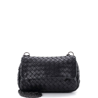 Bottega Veneta Expandable Chain Crossbody Bag Intrecciato Nappa Small