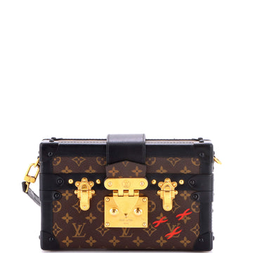 Louis Vuitton Petite Malle Handbag Monogram Canvas
