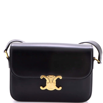 Celine Triomphe Shoulder Bag Smooth Calfskin Medium