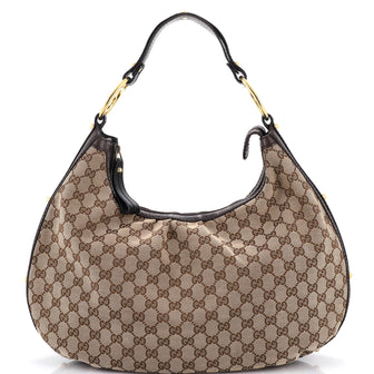 Gucci Twins Hobo GG Canvas Medium