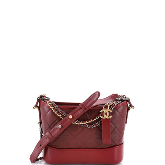 Chanel Gabrielle Hobo Quilted Aged Calfskin Small