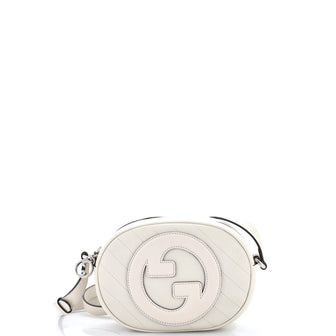 Gucci Blondie NM Round Camera Bag Diagonal Quilted Leather