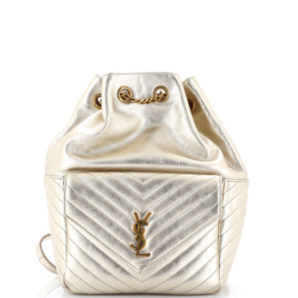 Saint Laurent Joe Backpack Matelasse Chevron Leather
