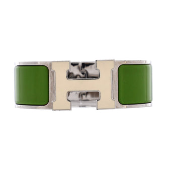 Hermes Clic H Bracelet Enamel Wide