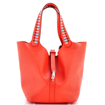 Hermes Picotin Lock Bag Tressage Epsom MM