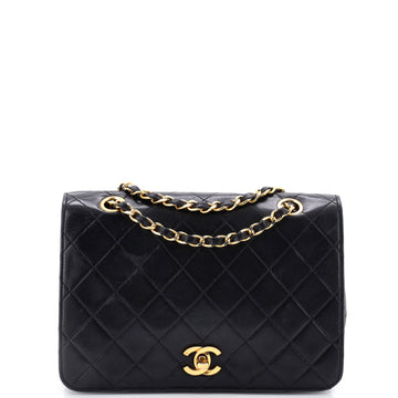 Chanel Vintage Full Flap Bag Quilted Lambskin Medium