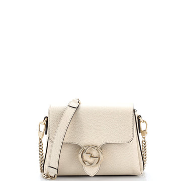 Gucci Interlocking Chain Crossbody Bag Leather Small