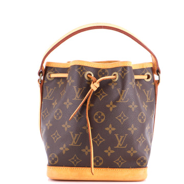 Louis Vuitton Noe Handbag Monogram Canvas Mini
