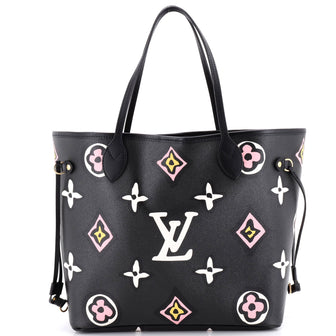 Louis Vuitton Neverfull NM Tote Wild at Heart Monogram Giant MM