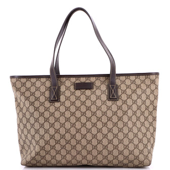 Gucci Plus Tote GG Coated Canvas with Leather Medium
