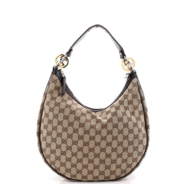 Gucci Twins Hobo GG Canvas Medium