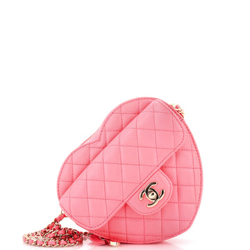 Chanel CC in Love Heart Bag Quilted Lambskin
