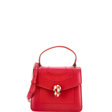 Bvlgari Serpenti Forever Top Handle Bag Leather Small