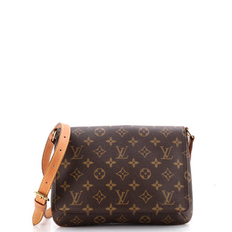 Louis Vuitton Musette Tango Handbag Monogram Canvas