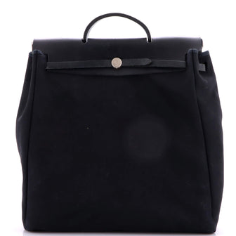 Hermes Herbag Toile and Leather GM