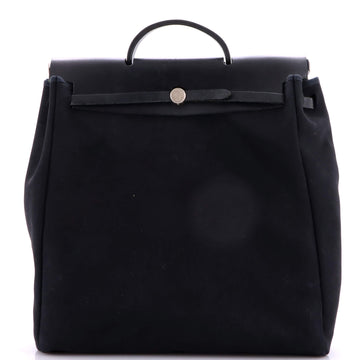 Hermes Herbag Toile and Leather GM