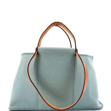 Hermes Cabag Elan Toile and Leather 39